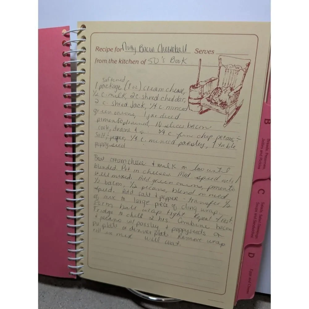 With Love From My Kitchen Vintage Recipe Journal Nancy Radcliffe Edwards Spiral